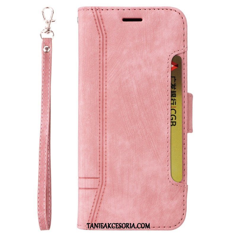 Etui Folio do Poco X5 5G Betopnice Przednie Etui Na Karty