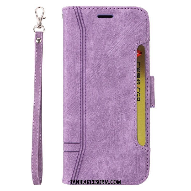 Etui Folio do Poco X5 5G Betopnice Przednie Etui Na Karty