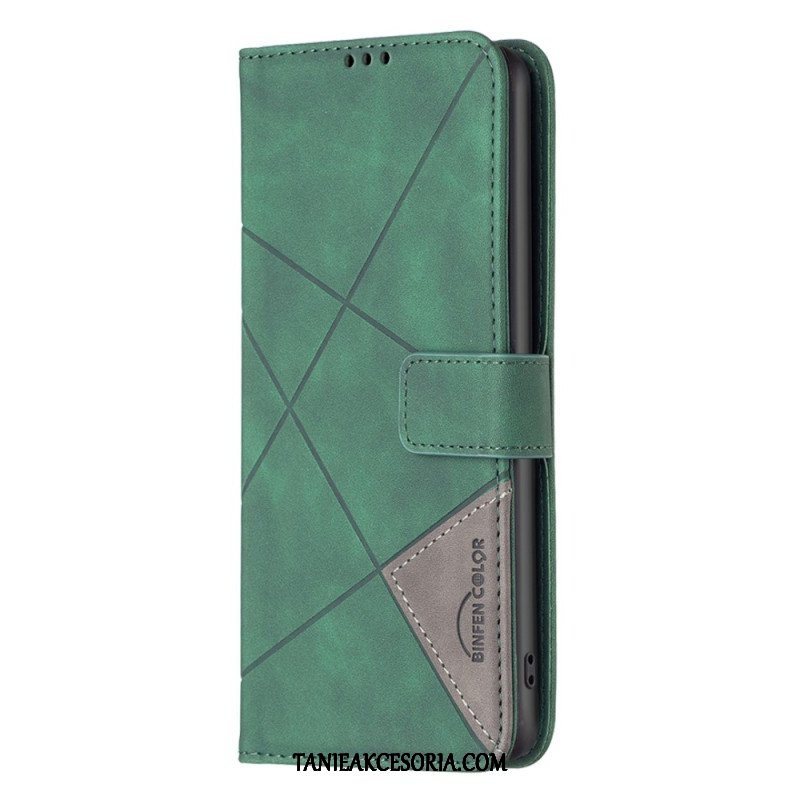 Etui Folio do Poco X5 5G Binfen Kolor Diamenty