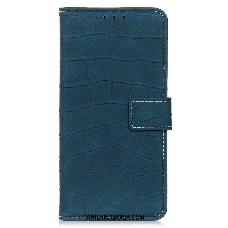 Etui Folio do Poco X5 5G Moc Krokodyla