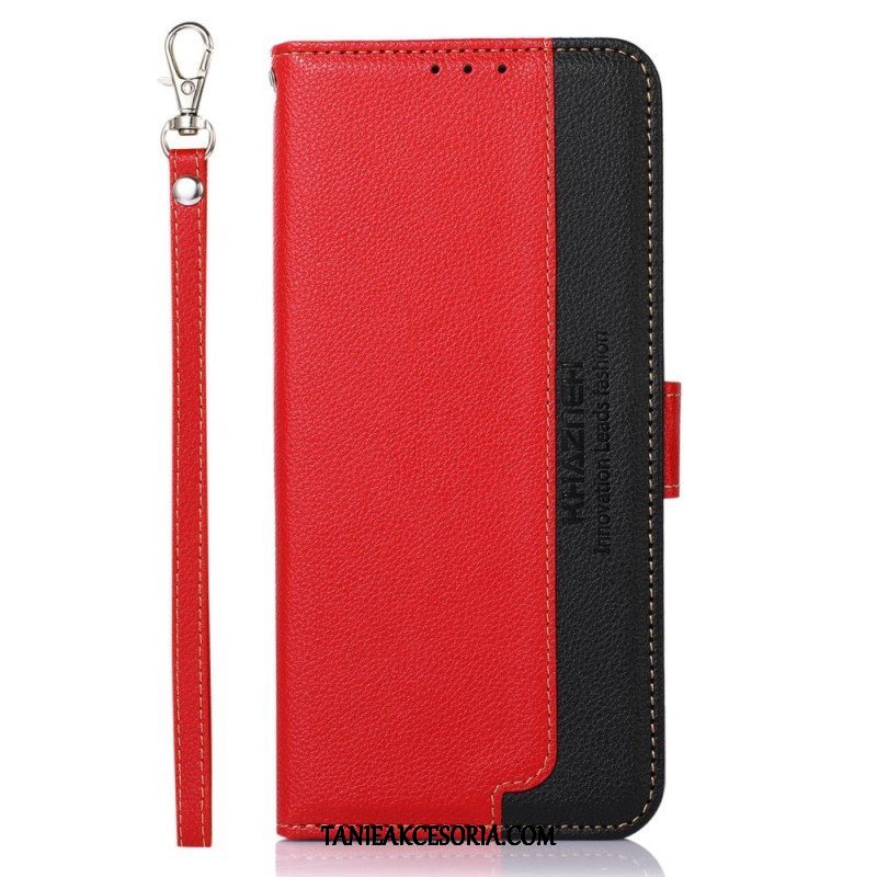 Etui Folio do Poco X5 5G Rfid Khazneh