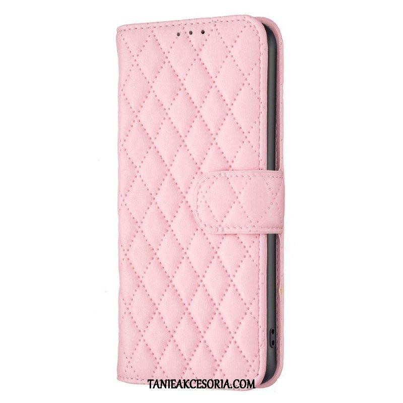 Etui Folio do Poco X5 Pro 5G Pikowany Binfen Kolor