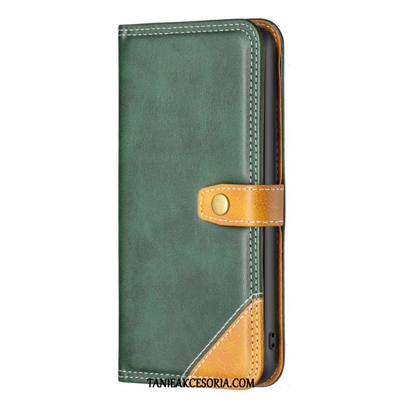 Etui Folio do Realme C35 Dwukolorowy Kolor Binfen