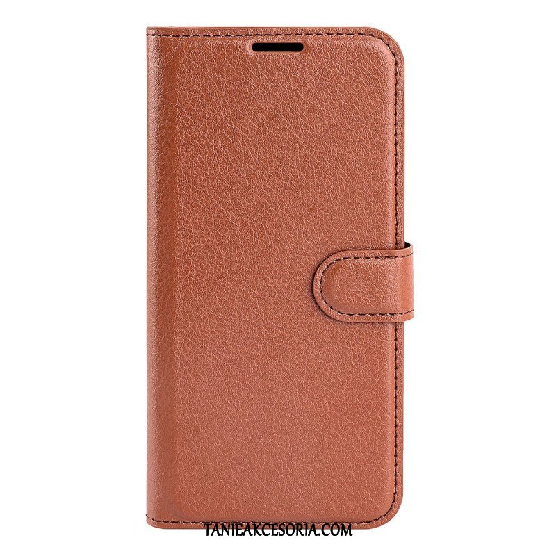 Etui Folio do Realme C35 Tekstura Liczi