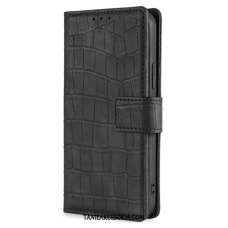 Etui Folio do Realme GT Neo 3 Krokodyl Tekstura