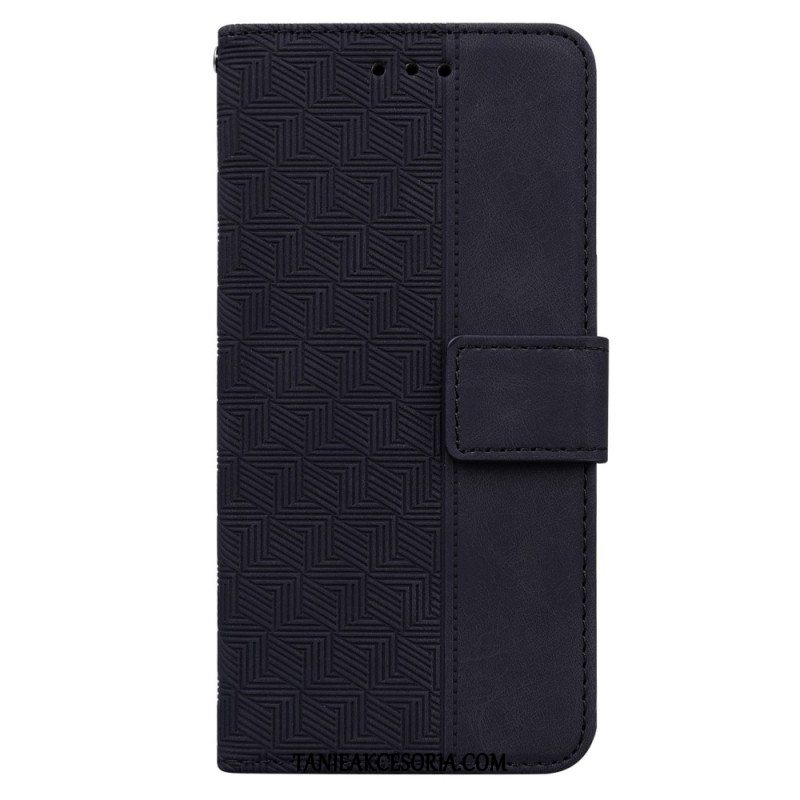 Etui Folio do Realme GT Neo 3 Wzory Geometryczne