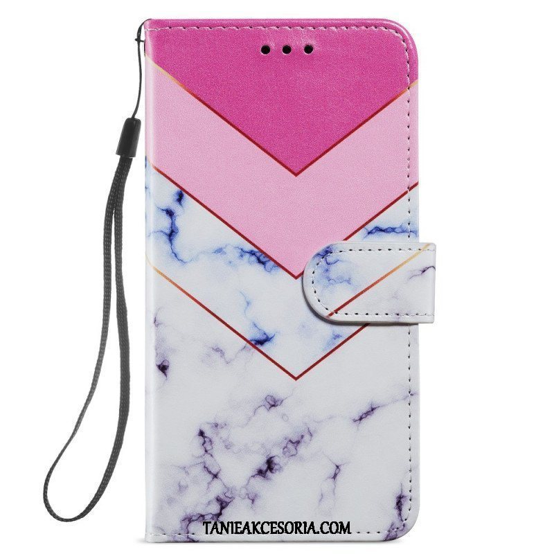 Etui Folio do Samsung Galaxy A13 5G / A04s Intensywny Marmur