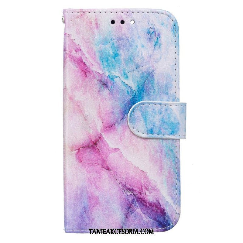 Etui Folio do Samsung Galaxy A13 5G / A04s Intensywny Marmur