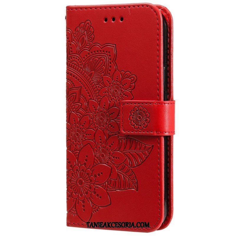 Etui Folio do Samsung Galaxy A13 5G / A04s Kwiatowa Mandala