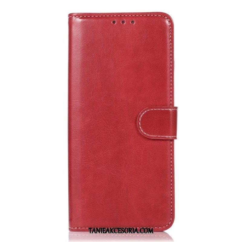 Etui Folio do Samsung Galaxy A13 Gładki Ze Szwami