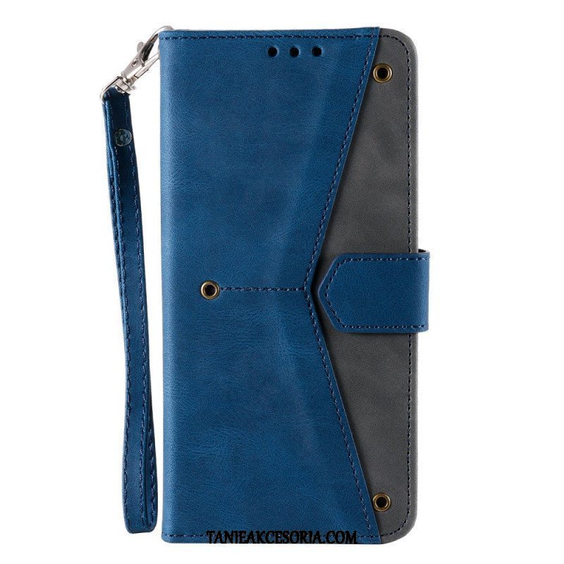 Etui Folio do Samsung Galaxy A13 Szwy W Dotyku