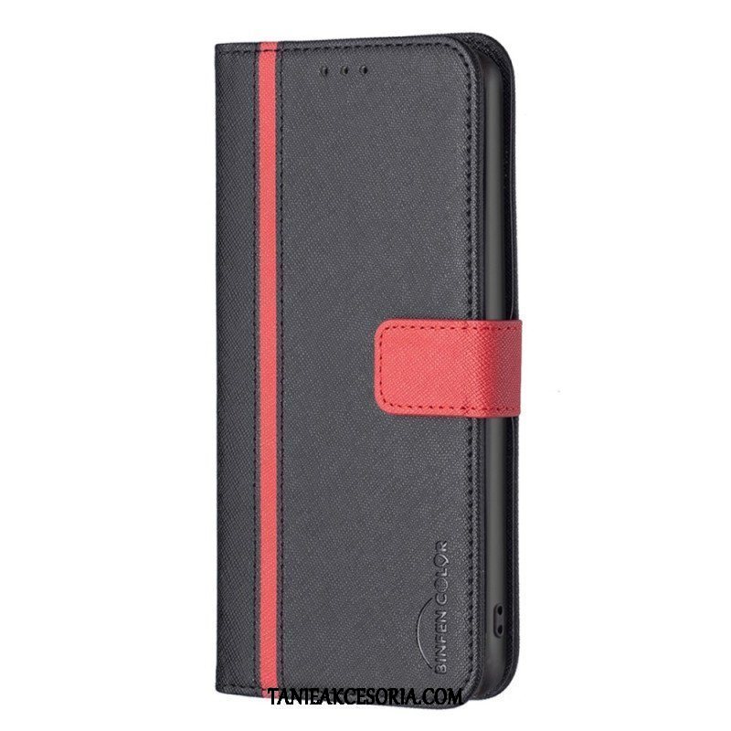 Etui Folio do Samsung Galaxy A14 / A14 5G Dwukolorowy Kolor Binfen