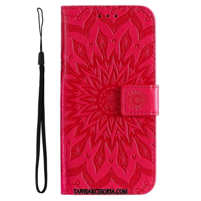 Etui Folio do Samsung Galaxy A14 / A14 5G Mandala Sun Ze Smyczą