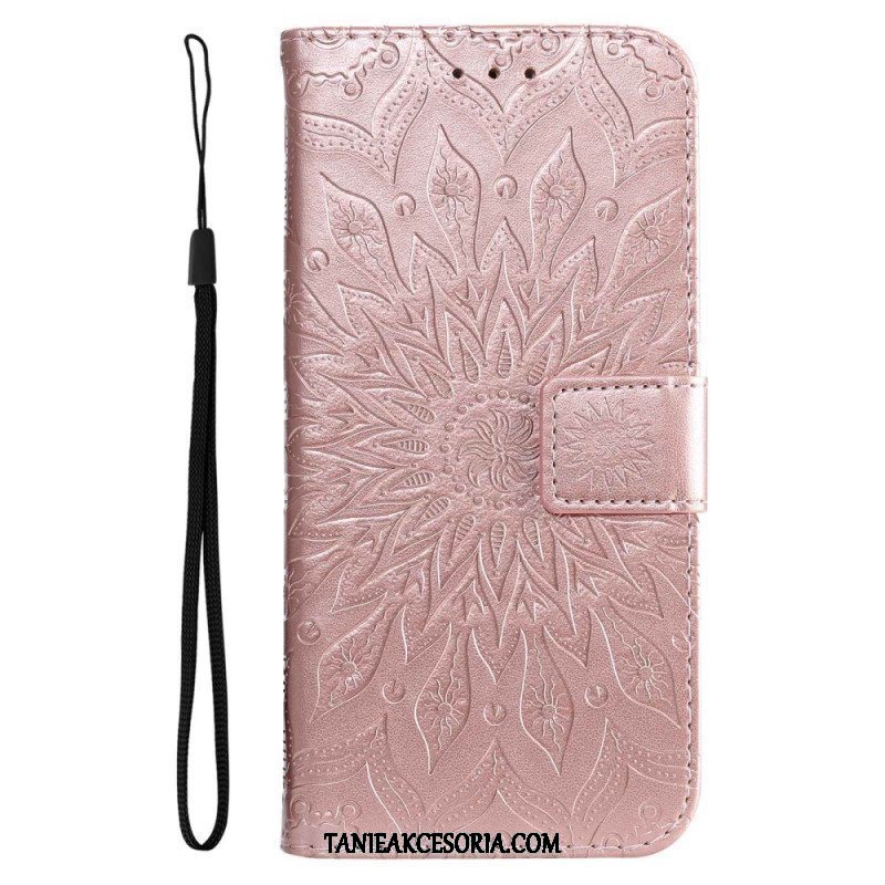 Etui Folio do Samsung Galaxy A14 / A14 5G Mandala Sun Ze Smyczą