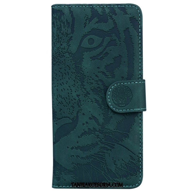 Etui Folio do Samsung Galaxy A14 / A14 5G Nadruk Tygrysa