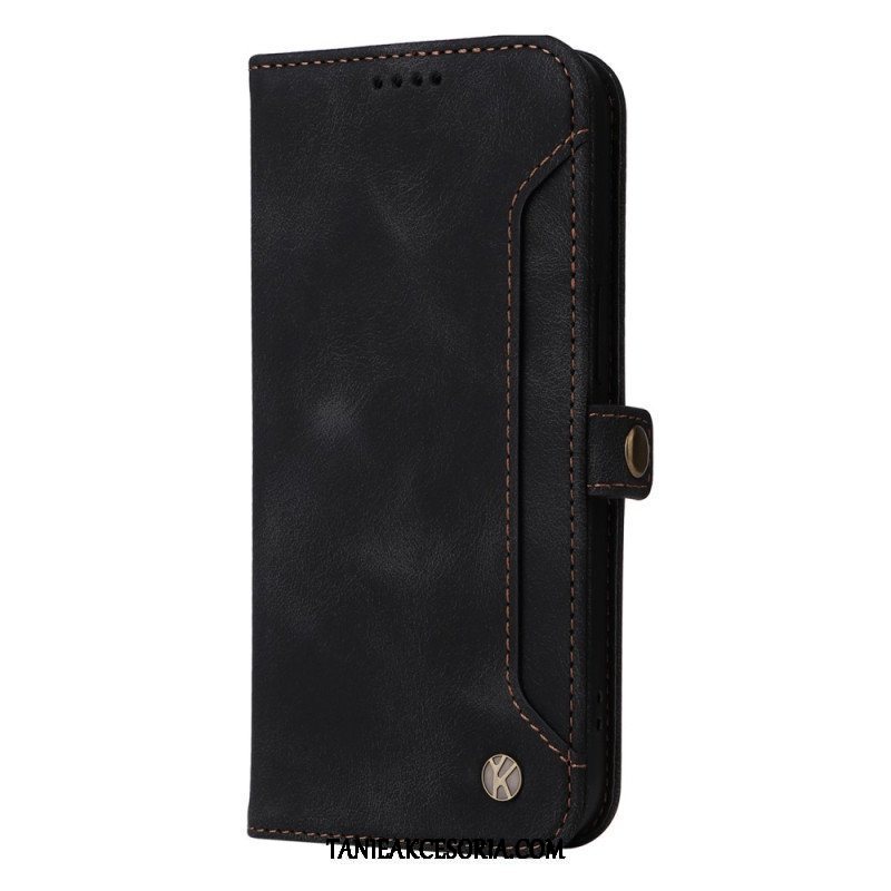 Etui Folio do Samsung Galaxy A14 / A14 5G Posiadacz Karty Z Przodu