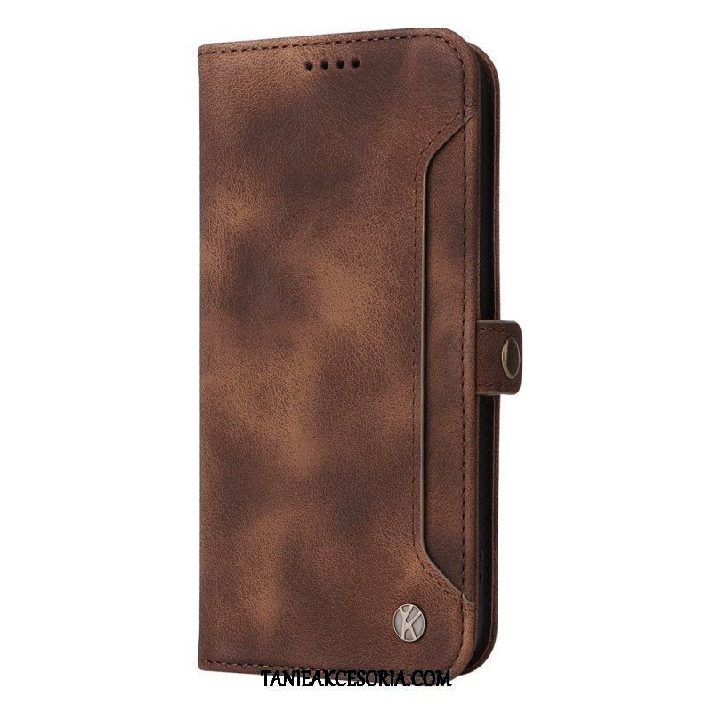 Etui Folio do Samsung Galaxy A14 / A14 5G Posiadacz Karty Z Przodu