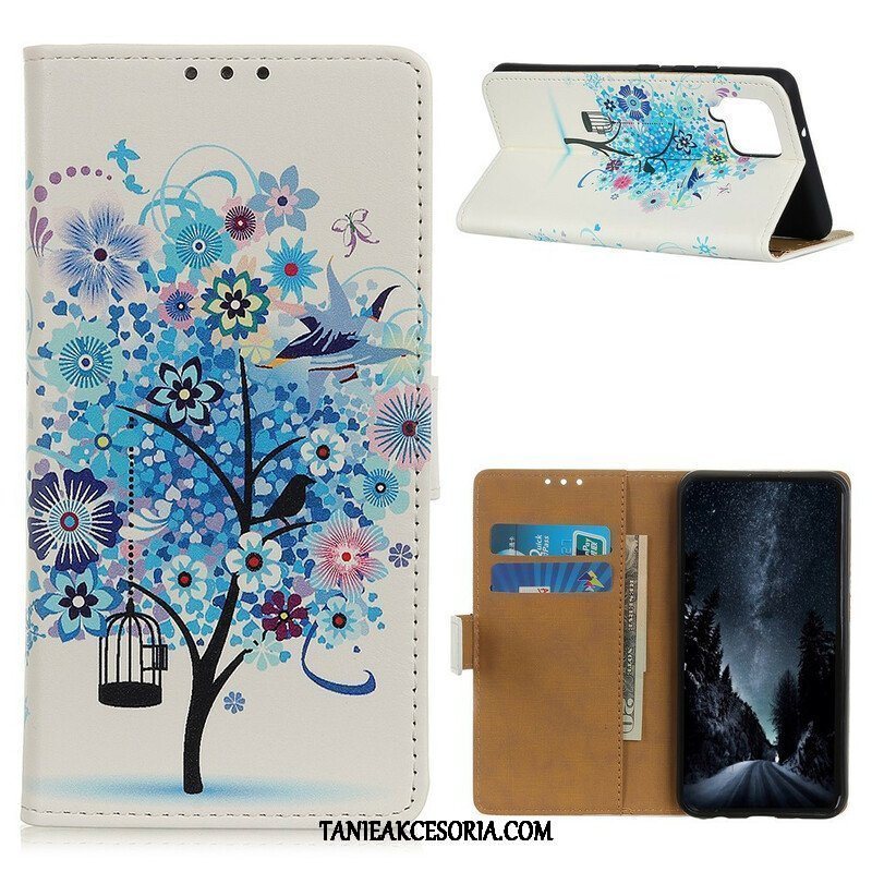 Etui Folio do Samsung Galaxy A42 5G Kwitnące Drzewo