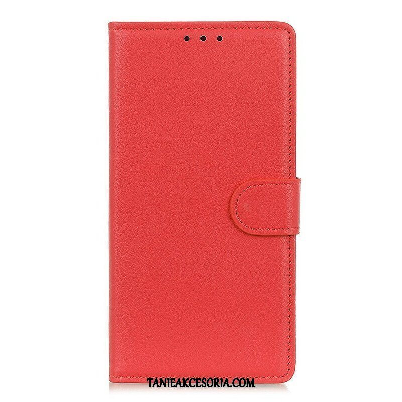 Etui Folio do Samsung Galaxy A42 5G Tekstura Liczi