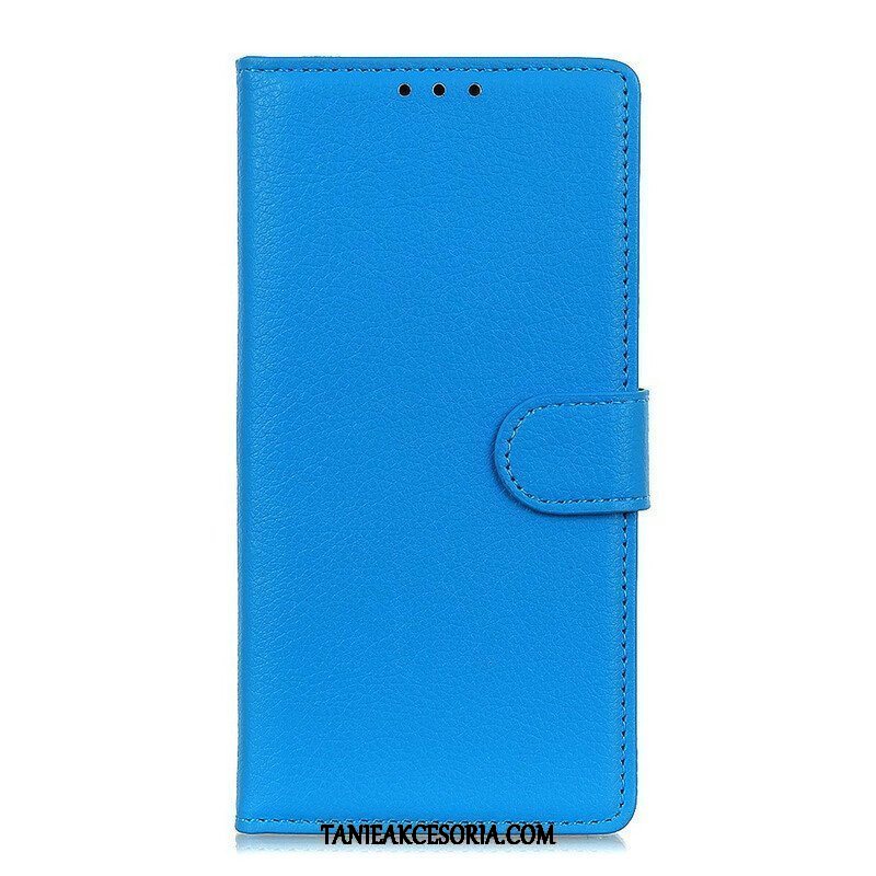 Etui Folio do Samsung Galaxy A42 5G Tekstura Liczi