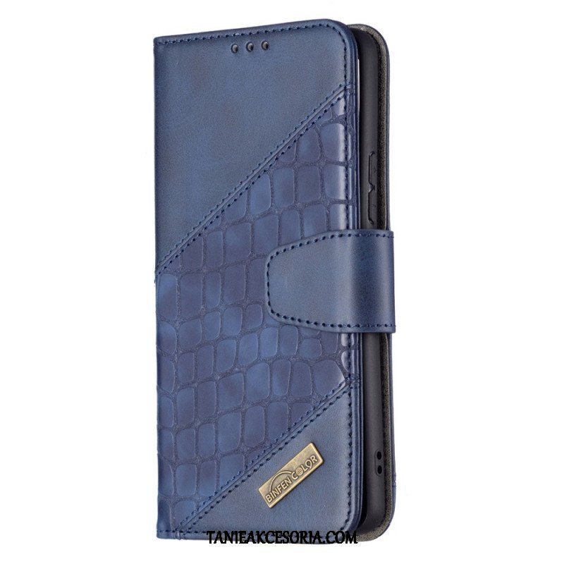 Etui Folio do Samsung Galaxy A53 5G Kolor Skóry Krokodyla Binfen