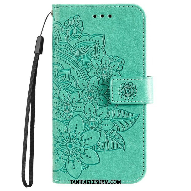 Etui Folio do Samsung Galaxy A53 5G Kwiatowa Mandala