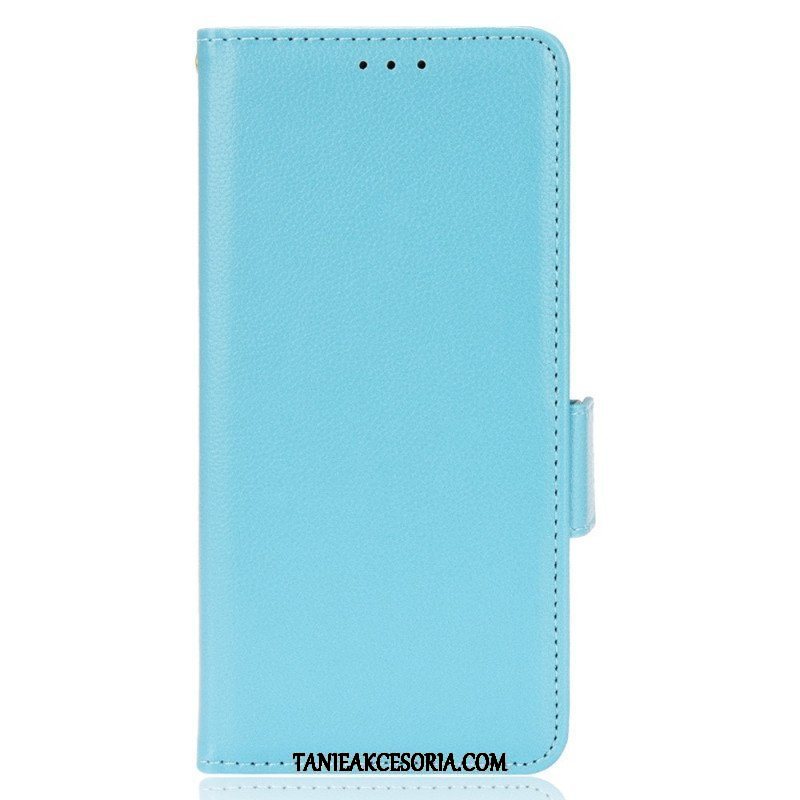 Etui Folio do Samsung Galaxy A53 5G Tradycyjna Sztuczna Skóra Liczi