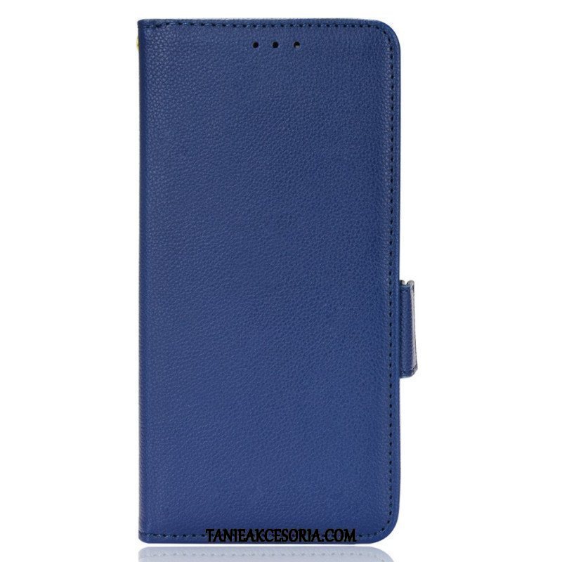 Etui Folio do Samsung Galaxy A53 5G Tradycyjna Sztuczna Skóra Liczi