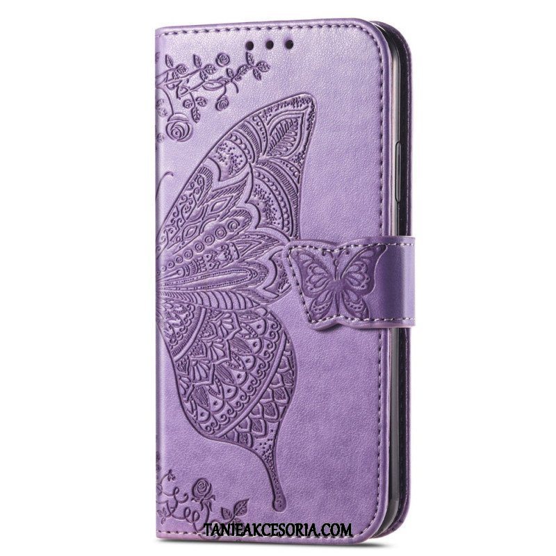 Etui Folio do Samsung Galaxy A54 5G Barokowy Motyl