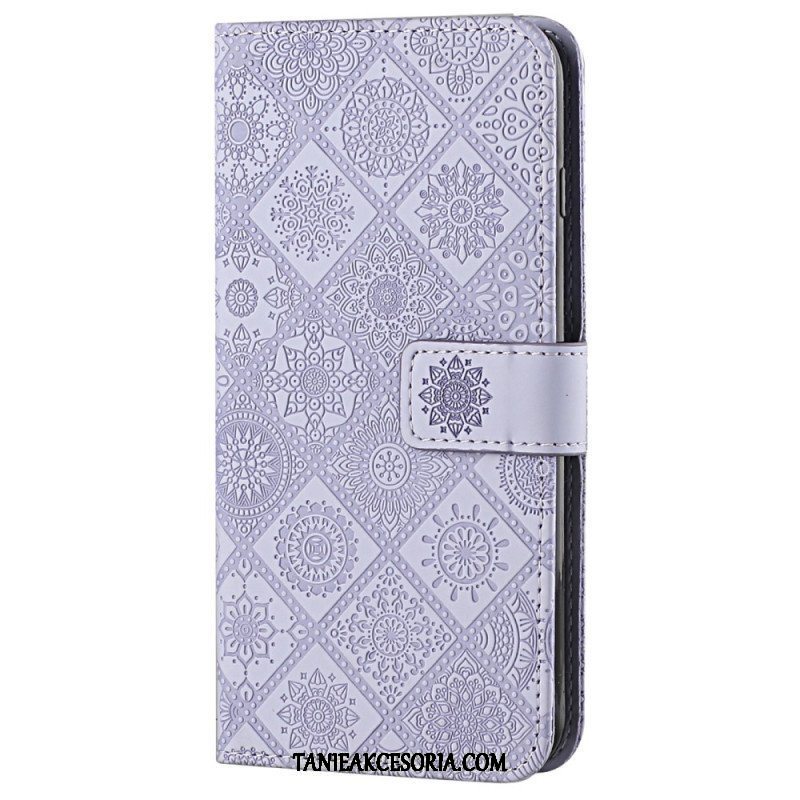 Etui Folio do Samsung Galaxy A54 5G Kwiatowe Wzory