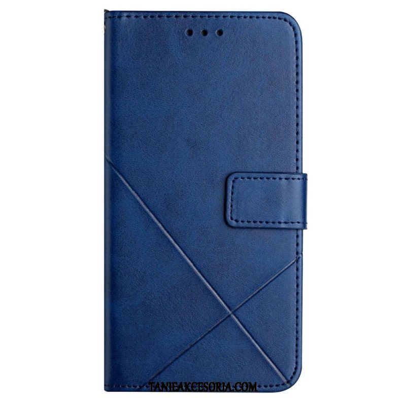 Etui Folio do Samsung Galaxy A54 5G Stylowe Skórzane Linie