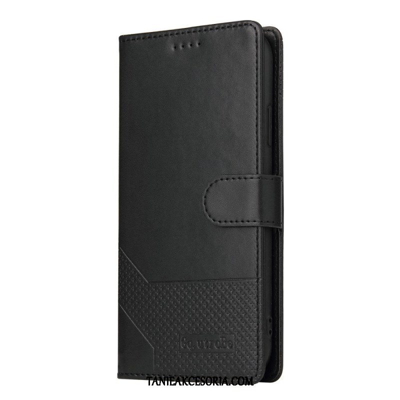 Etui Folio do Samsung Galaxy M12 / A12 Efekt Skóry Gq.utrobe