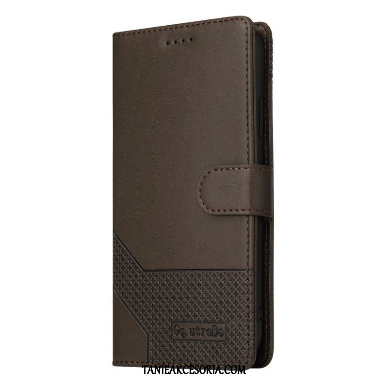 Etui Folio do Samsung Galaxy M12 / A12 Efekt Skóry Gq.utrobe