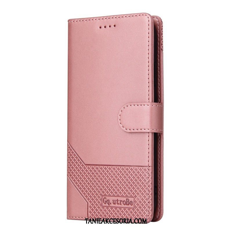 Etui Folio do Samsung Galaxy M12 / A12 Efekt Skóry Gq.utrobe