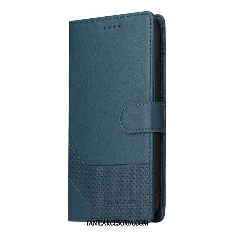 Etui Folio do Samsung Galaxy M12 / A12 Efekt Skóry Gq.utrobe