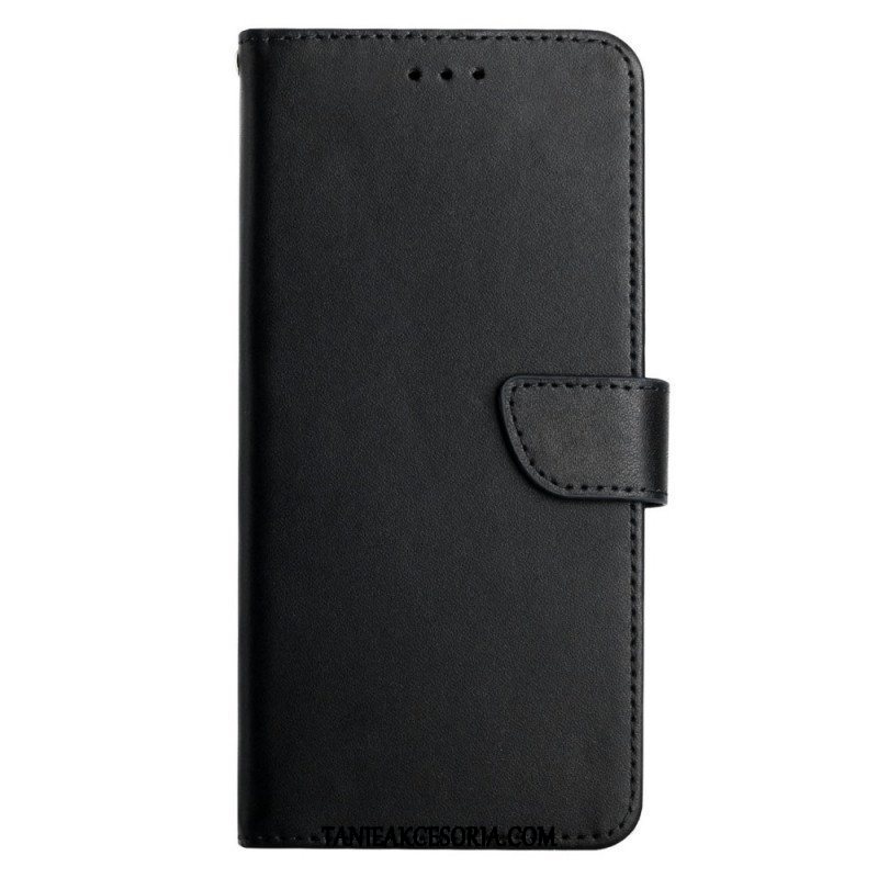 Etui Folio do Samsung Galaxy M12 / A12 Prawdziwa Skóra Nappa