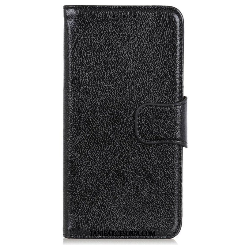 Etui Folio do Samsung Galaxy M13 Prawdziwa Skóra Nappa