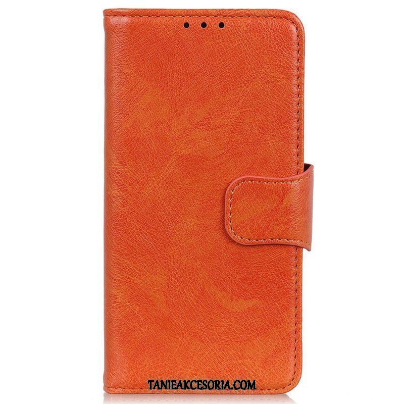 Etui Folio do Samsung Galaxy M13 Prawdziwa Skóra Nappa