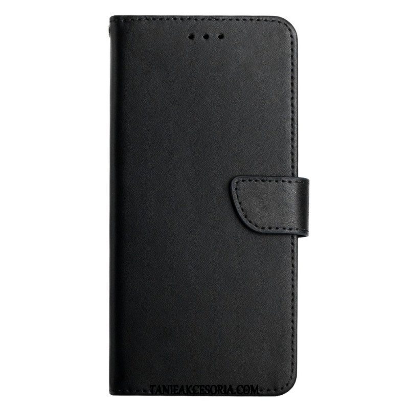 Etui Folio do Samsung Galaxy M13 Prawdziwa Skóra Nappa