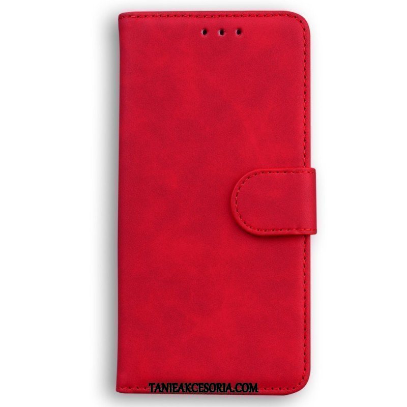 Etui Folio do Samsung Galaxy M13 Skórzany Efekt Couture