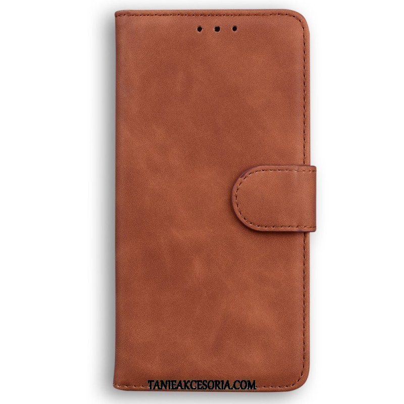 Etui Folio do Samsung Galaxy M13 Skórzany Efekt Couture