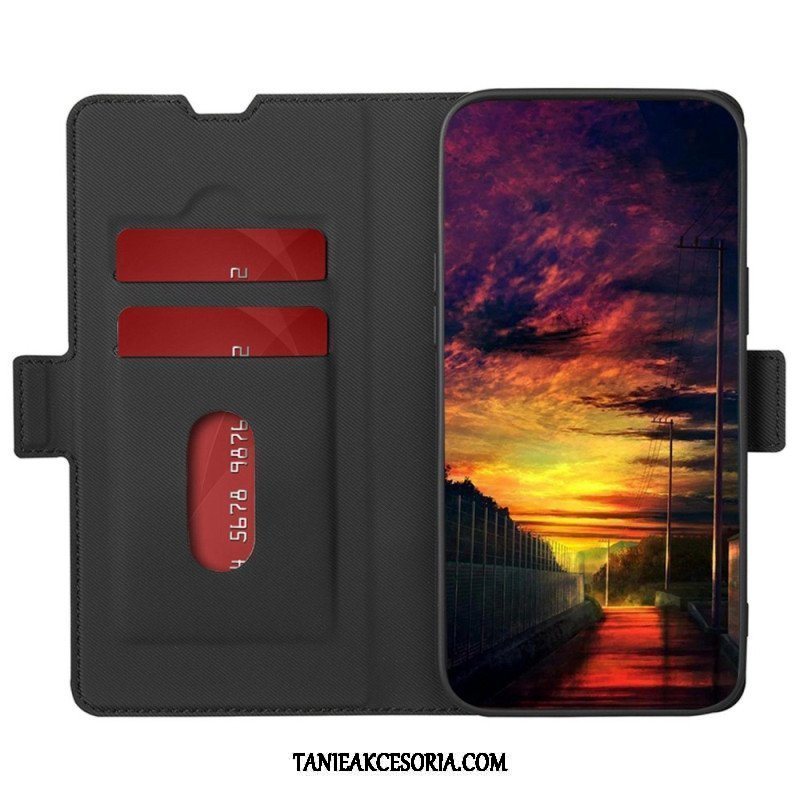 Etui Folio do Samsung Galaxy M13 Ultra Cienki Dwukolorowy