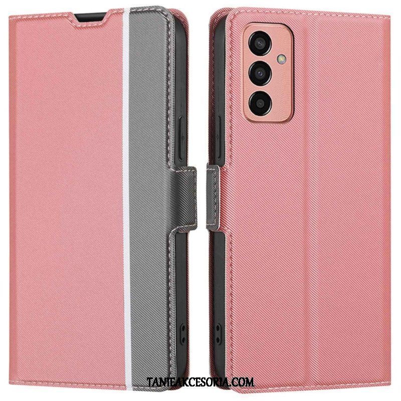 Etui Folio do Samsung Galaxy M13 Ultra Cienki Dwukolorowy