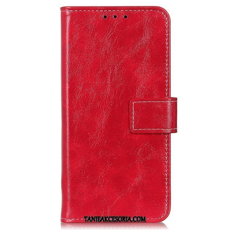 Etui Folio do Samsung Galaxy M23 5G Błyszcząca Sztuczna Skóra