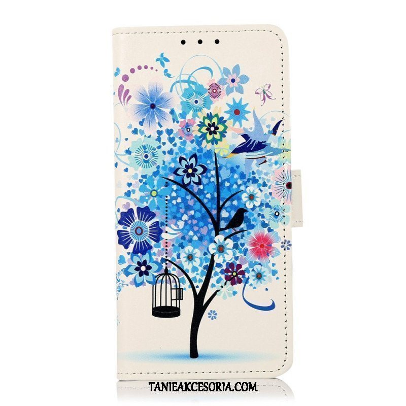 Etui Folio do Samsung Galaxy M23 5G Kwitnące Drzewo