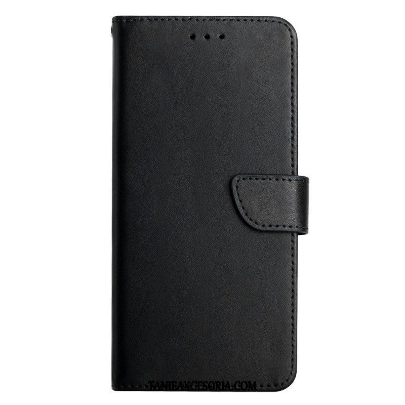 Etui Folio do Samsung Galaxy M23 5G Prawdziwa Skóra Nappa