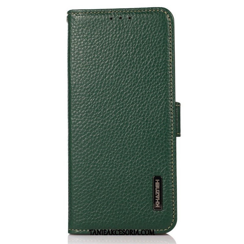 Etui Folio do Samsung Galaxy M23 5G Skóra Liczi Khazneh Rfid