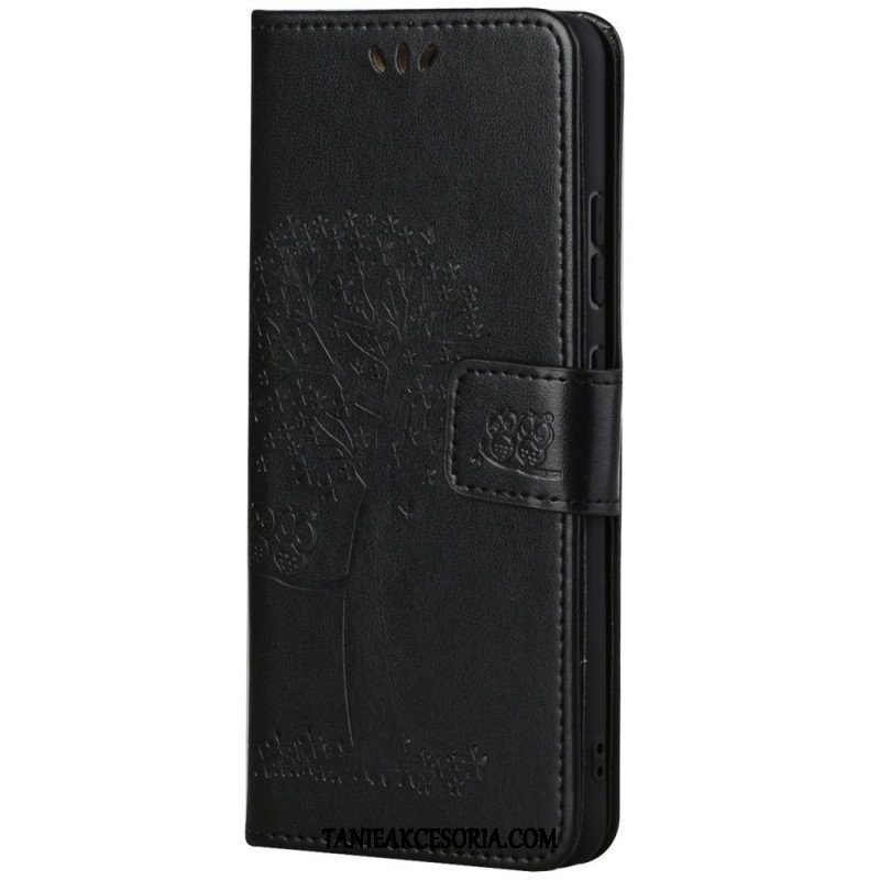 Etui Folio do Samsung Galaxy M23 5G Sowa Drzewo