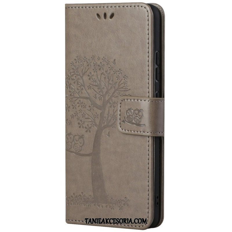 Etui Folio do Samsung Galaxy M23 5G Sowa Drzewo