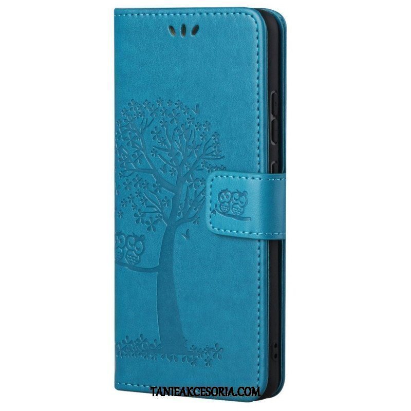 Etui Folio do Samsung Galaxy M23 5G Sowa Drzewo